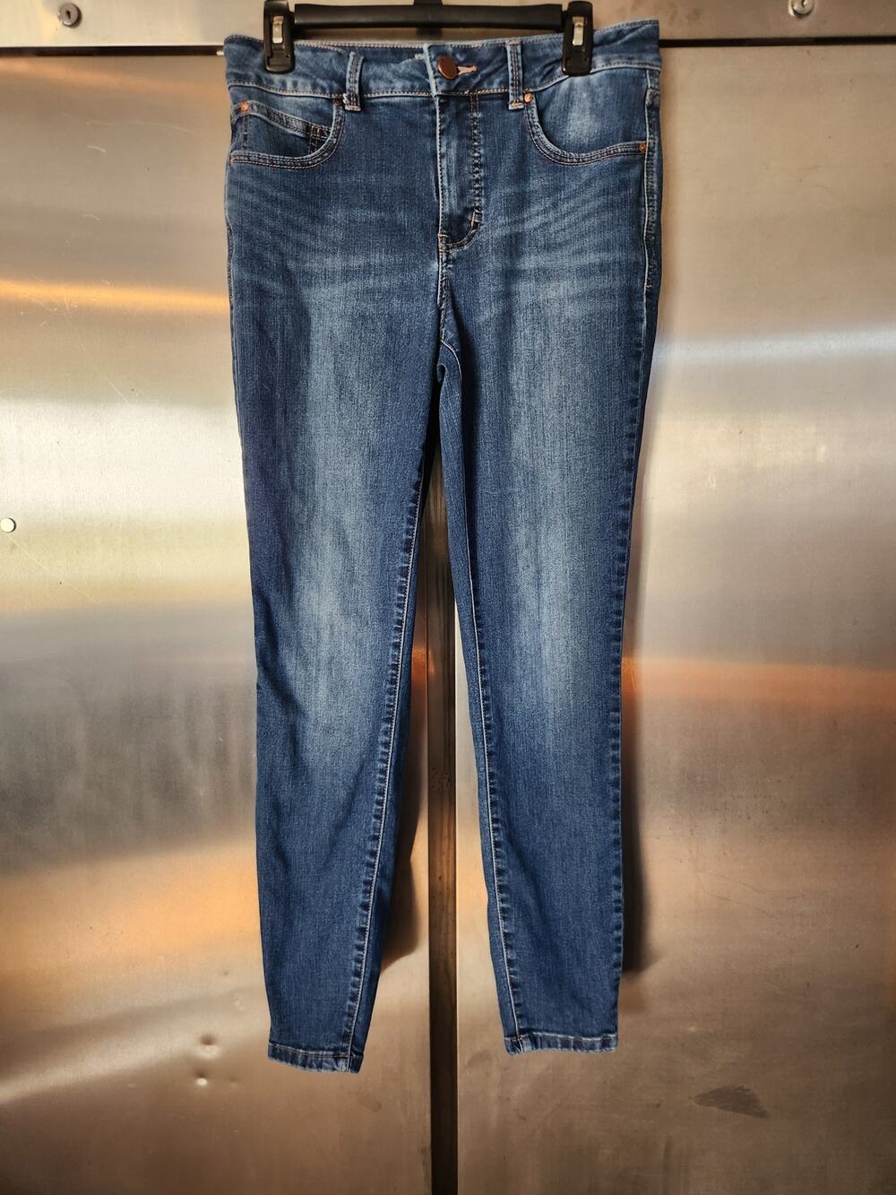 Maurices Everflex Womens Jeans Size 10 Blue High Rise Skinny Stretch Denim